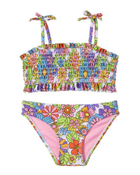 Kensie Floral Print Swimsuit