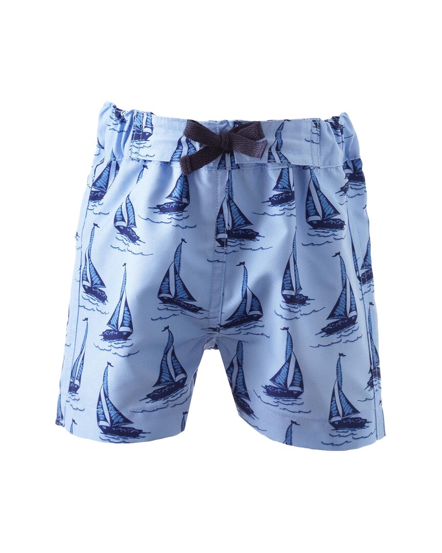 Rachel Riley Sailboat Swim Short Blue 3 - 6 M