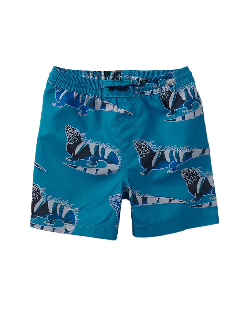 Tea Collection Mid-Length Swim Trunk Blue 2T