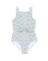 Minnow Tie-Front One-Piece 2T Multi