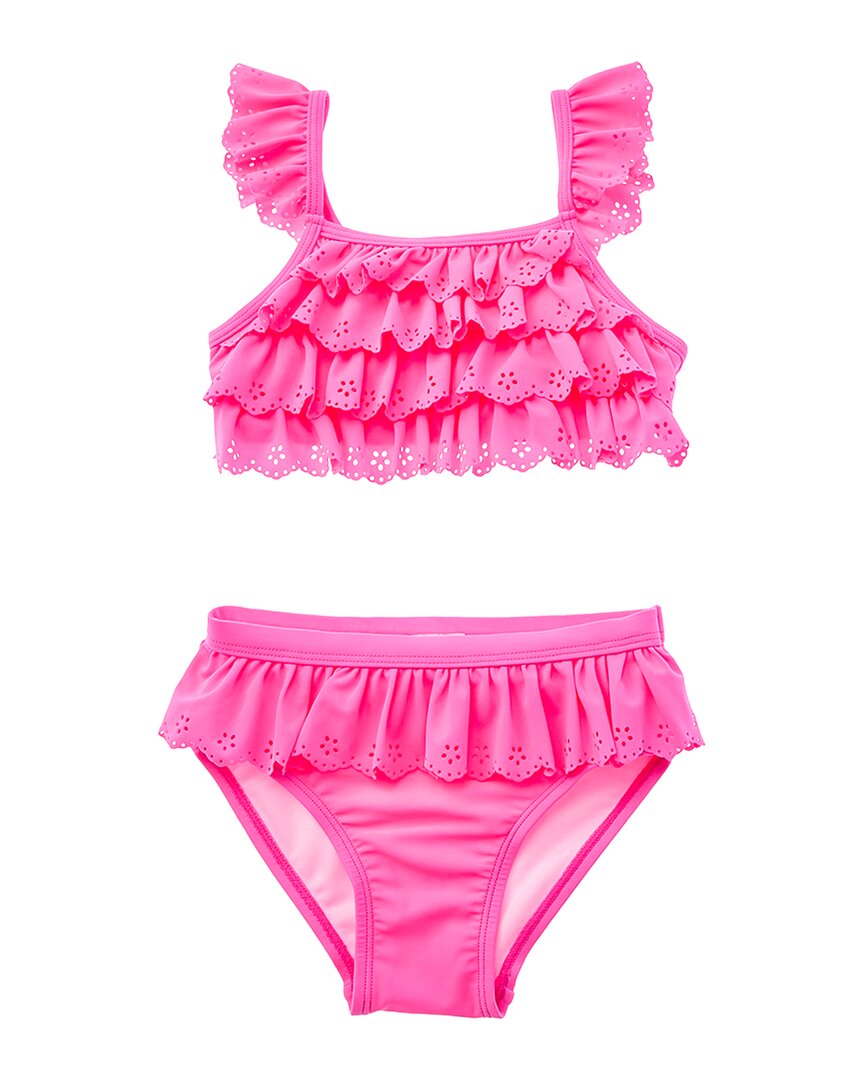 Flapdoodles Eyelet 2Pc Swim Set