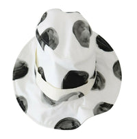 Dolce & Gabbana White Cotton Big Polka Dot Pattern Bucket Women's Hat