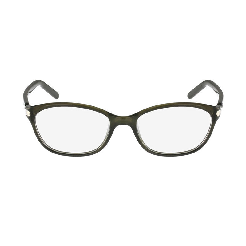 Chloe Eyeglasses Rectangle Full Rim, Khaki Frame and Clear Demo Lens Lens CE2647303