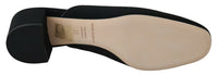 Dolce & Gabbana Dolce & Gabbana Black Grosgrain Slides Sandals Women Women's Shoes