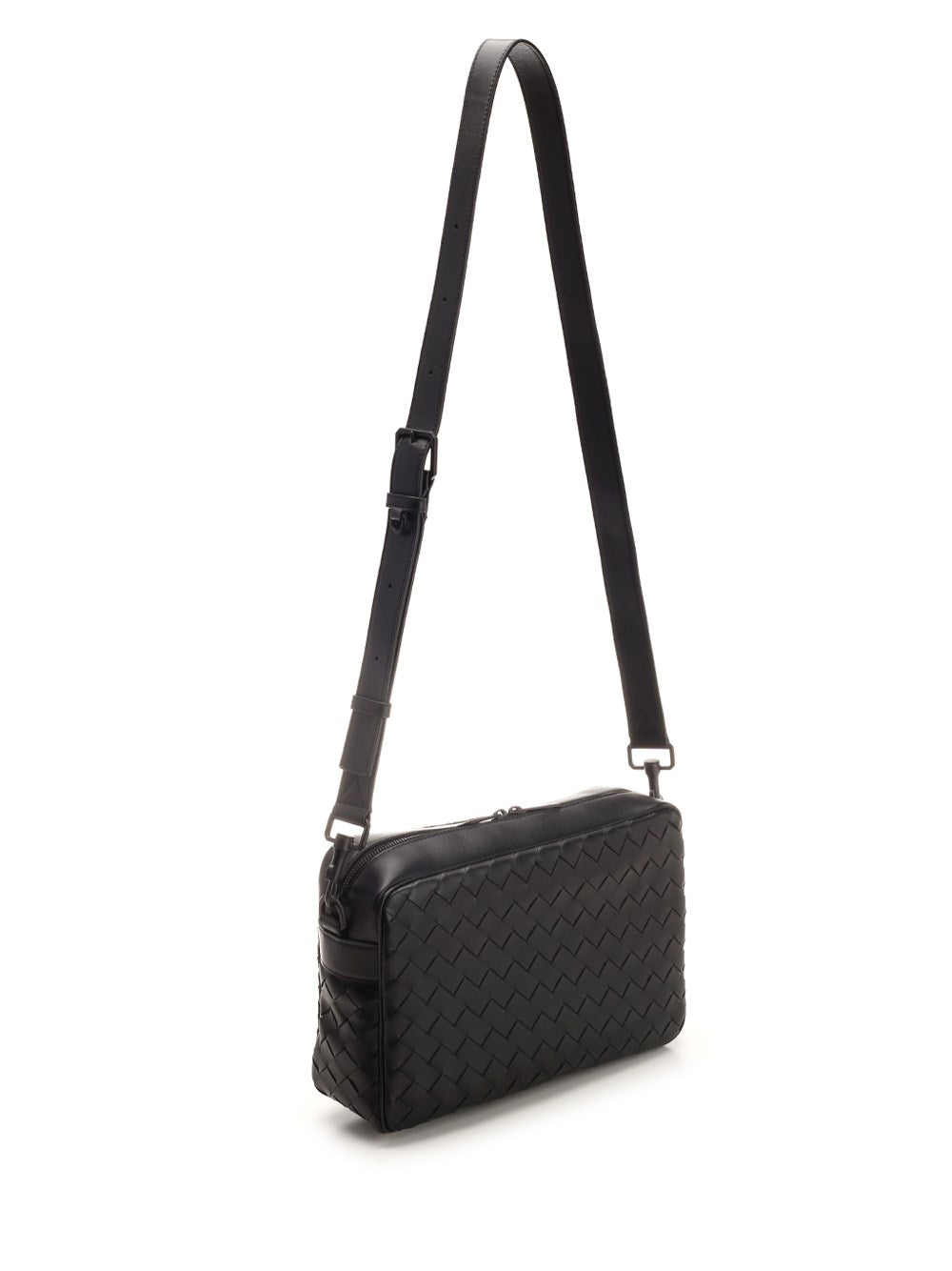 Bottega Veneta Men Shoulder Bag With Woven Pattern