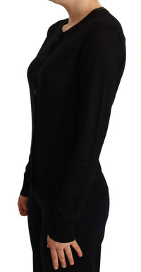 Dolce & Gabbana Black Crewneck Pullover STAFF Sweater Women's Wool