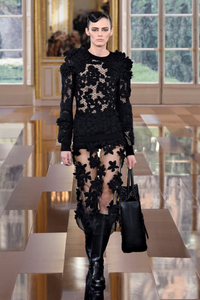 Valentino Garavani Valentino Garavani Lace Top In Black