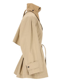 Bottega Veneta Women Short Trench Coat