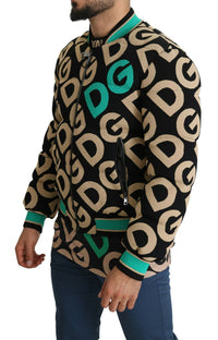 Dolce & Gabbana Multicolor DGMILLENNIALS Logo Print Men's Jacket