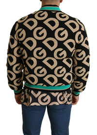 Dolce & Gabbana Multicolor DGMILLENNIALS Logo Print Men's Jacket