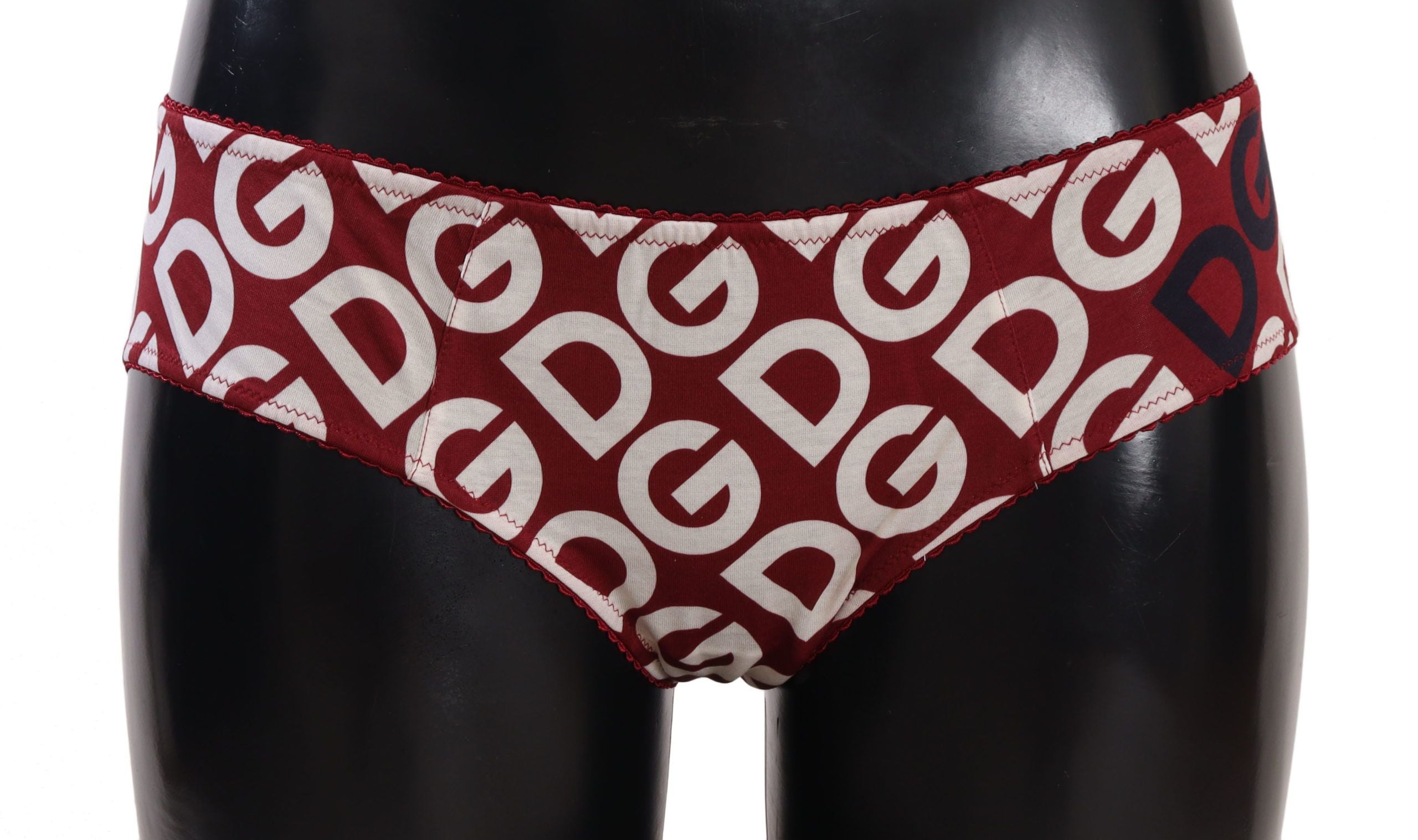Dolce & Gabbana Multicolor DG Logo Print Slip Bottom Women's Underwear