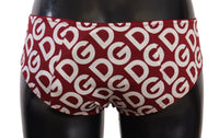 Dolce & Gabbana Multicolor DG Logo Print Slip Bottom Women's Underwear
