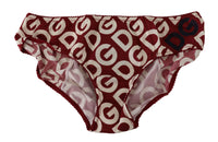 Dolce & Gabbana Multicolor DG Logo Print Slip Bottom Women's Underwear
