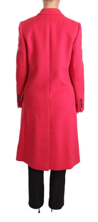 Dolce & Gabbana Dolce & Gabbana Pink Double Breasted Trenchcoat Women's Jacket