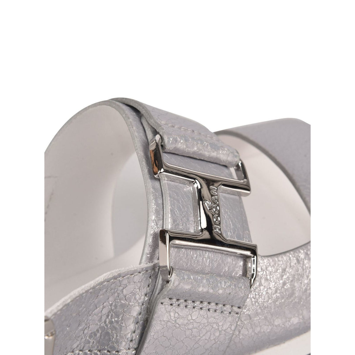 Hogan Logo-Buckle Detail Sandals