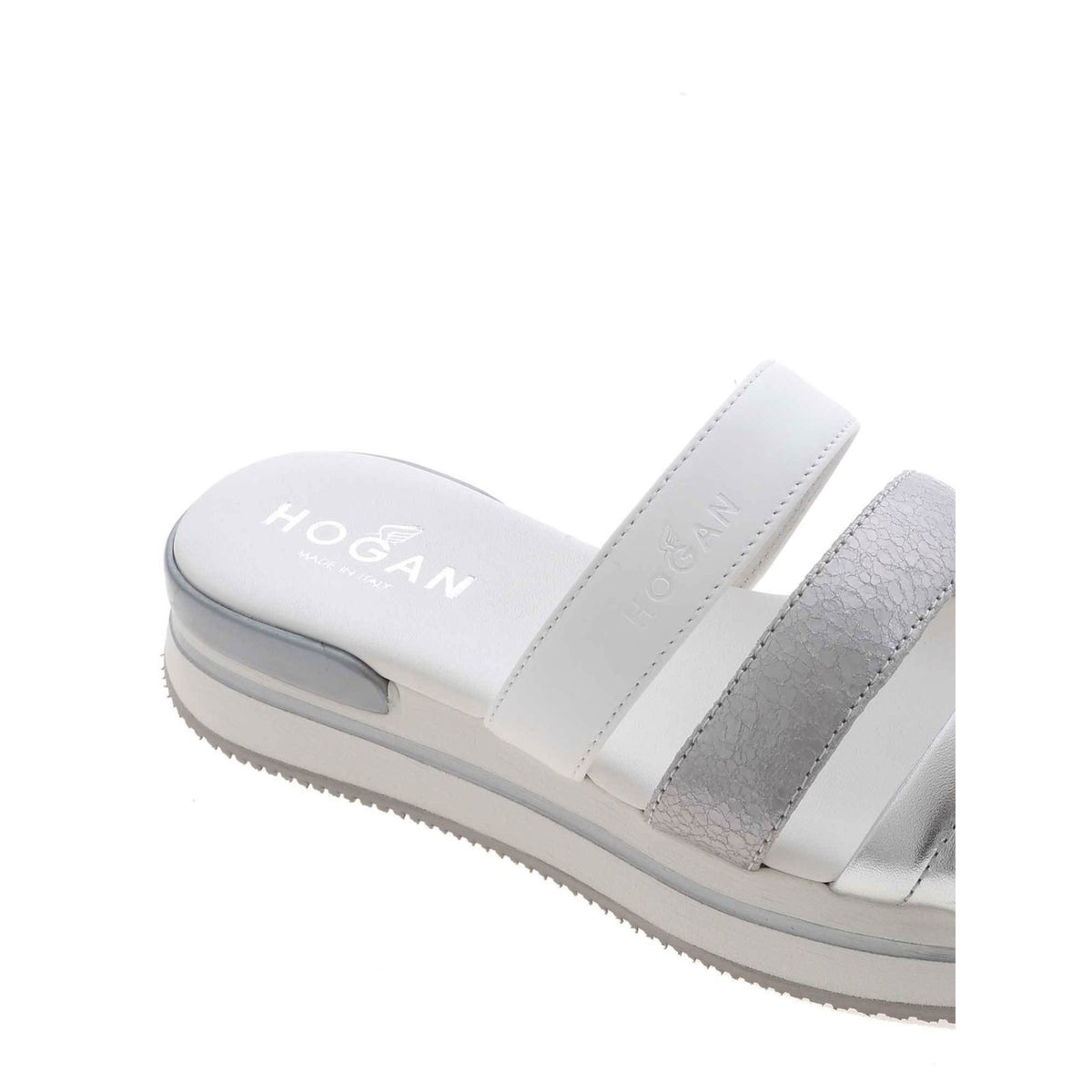 Hogan Metallic-Strap Sandals