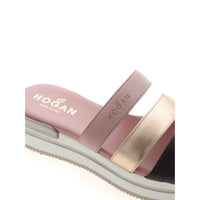 Hogan Triple Strap Sandals