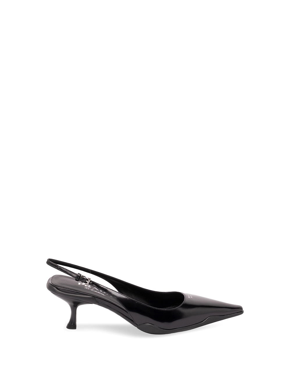 Prada Women Brushed Leather Slingback Pumps