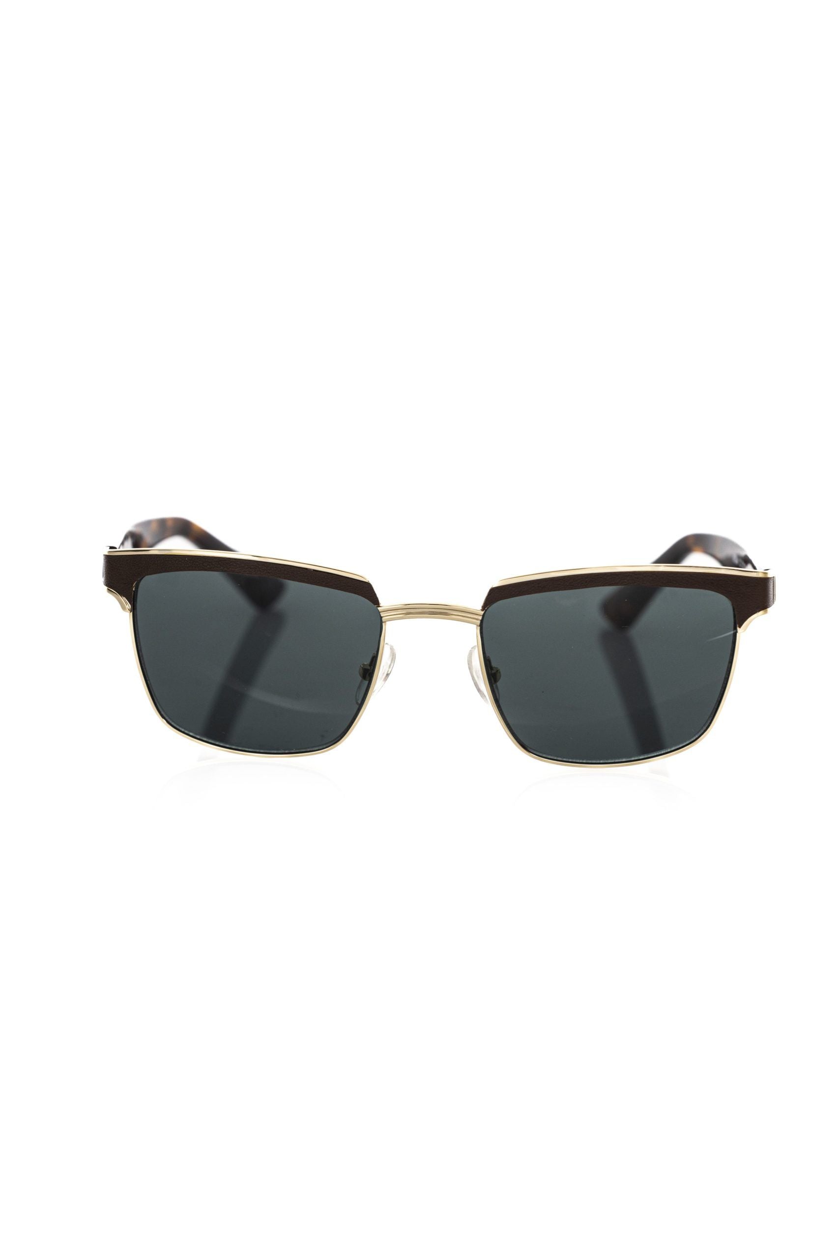 Frankie Morello Frankie Morello Brown Metallic Men's Men's Sunglass