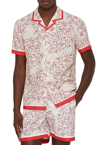 Orlebar Brown Hibbert Floral Nouveau-279300-Summer Red/white Sand