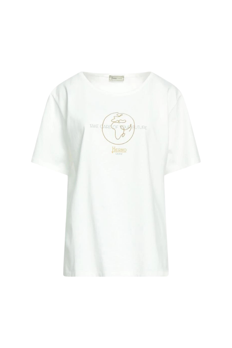 Herno Women T-Shirt Jg000146D-52021 White