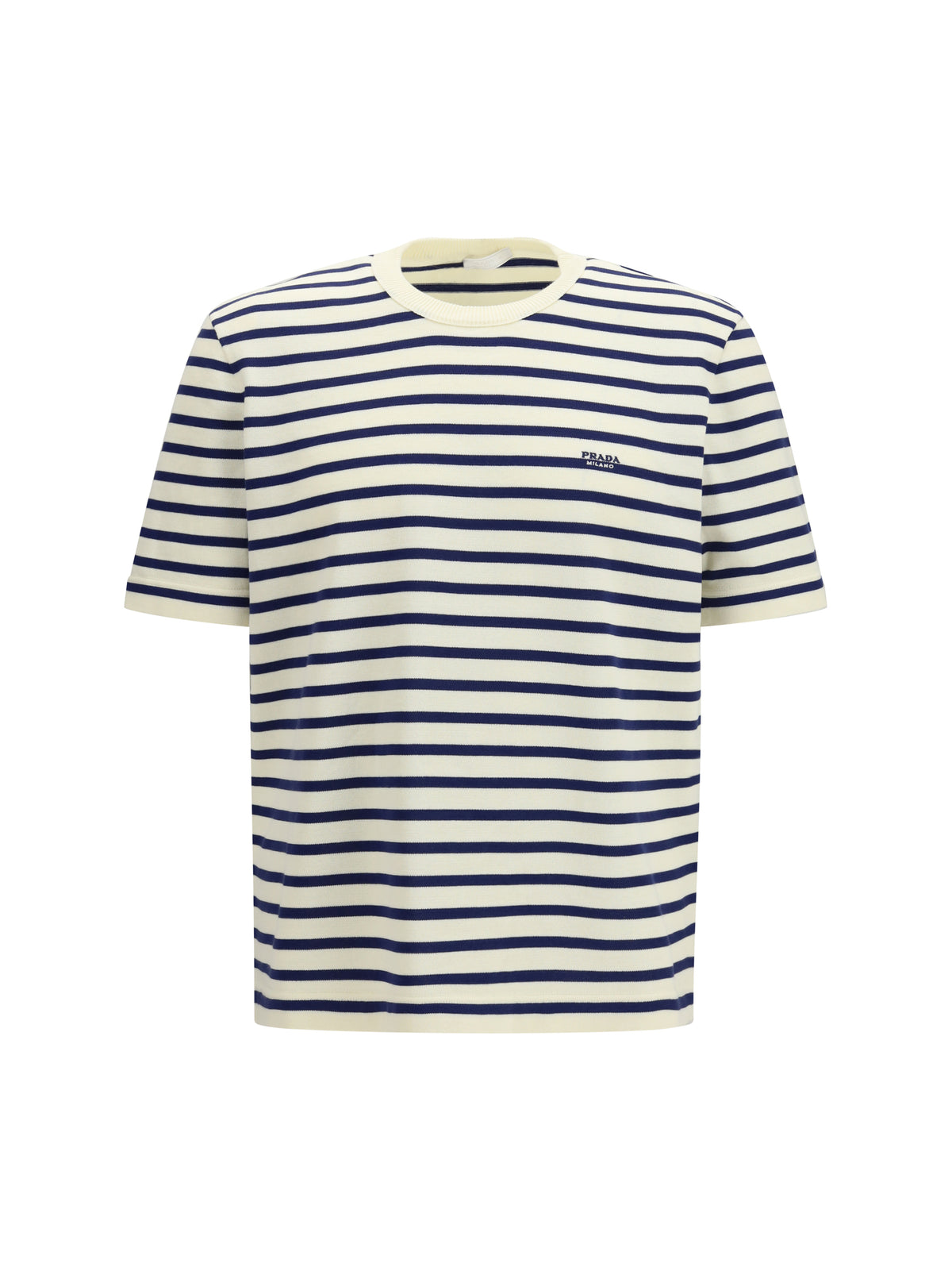 Prada Men Short-Sleeve Cotton Sweater