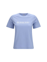 Burberry Women Embroidered Logo Cotton T-Shirt