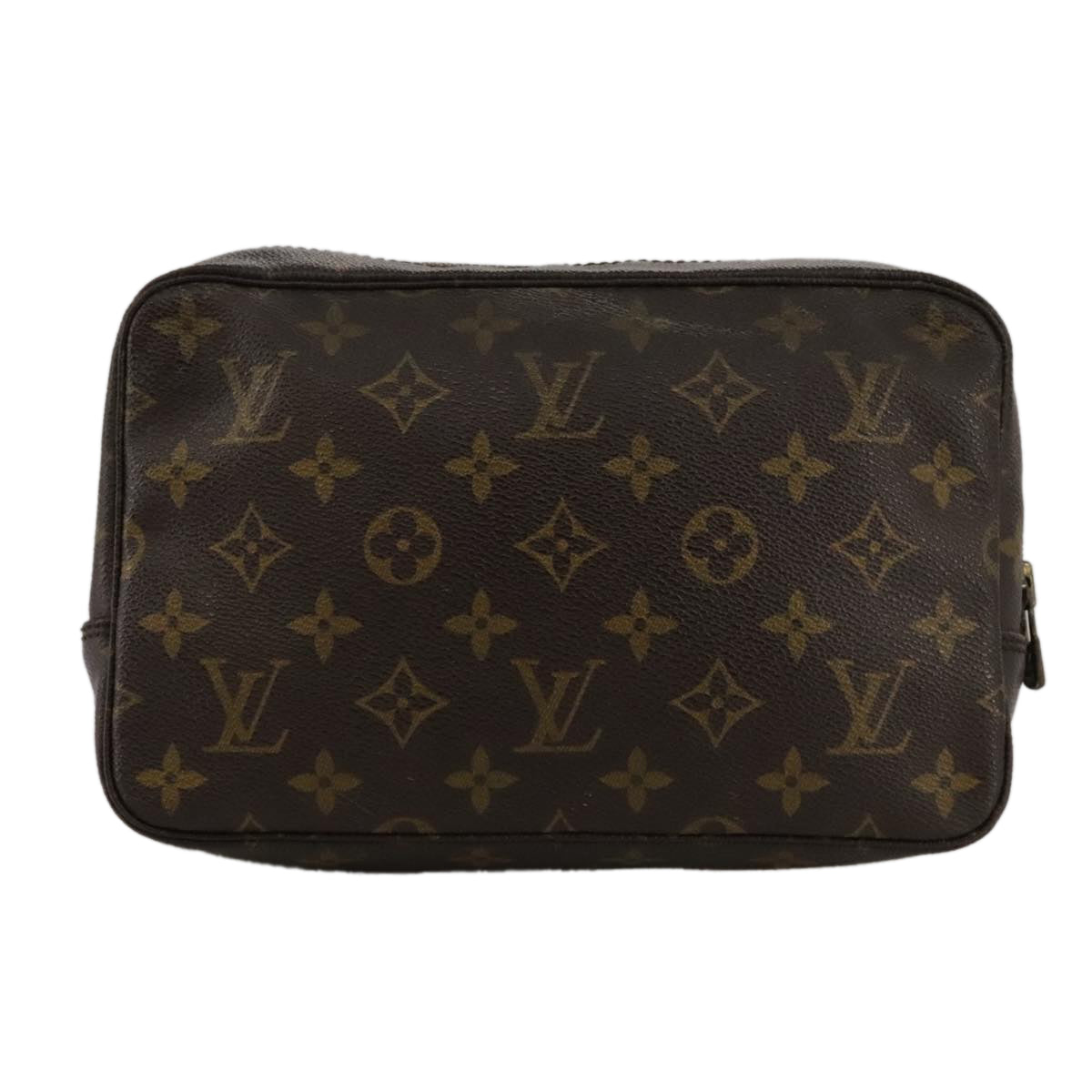 Louis Vuitton Trousse De Toilette Brown Canvas Clutch Bag (Pre-Owned)
