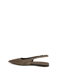 Brunello Cucinelli Women Suede Ballerinas