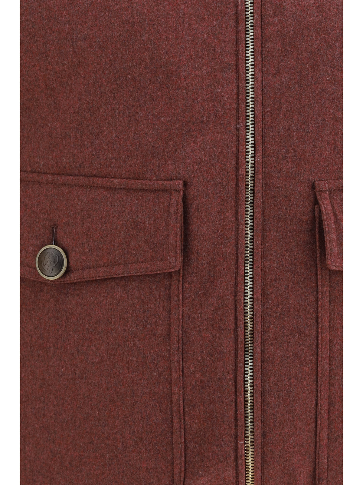 Brunello Cucinelli Men Wool Padded Vest