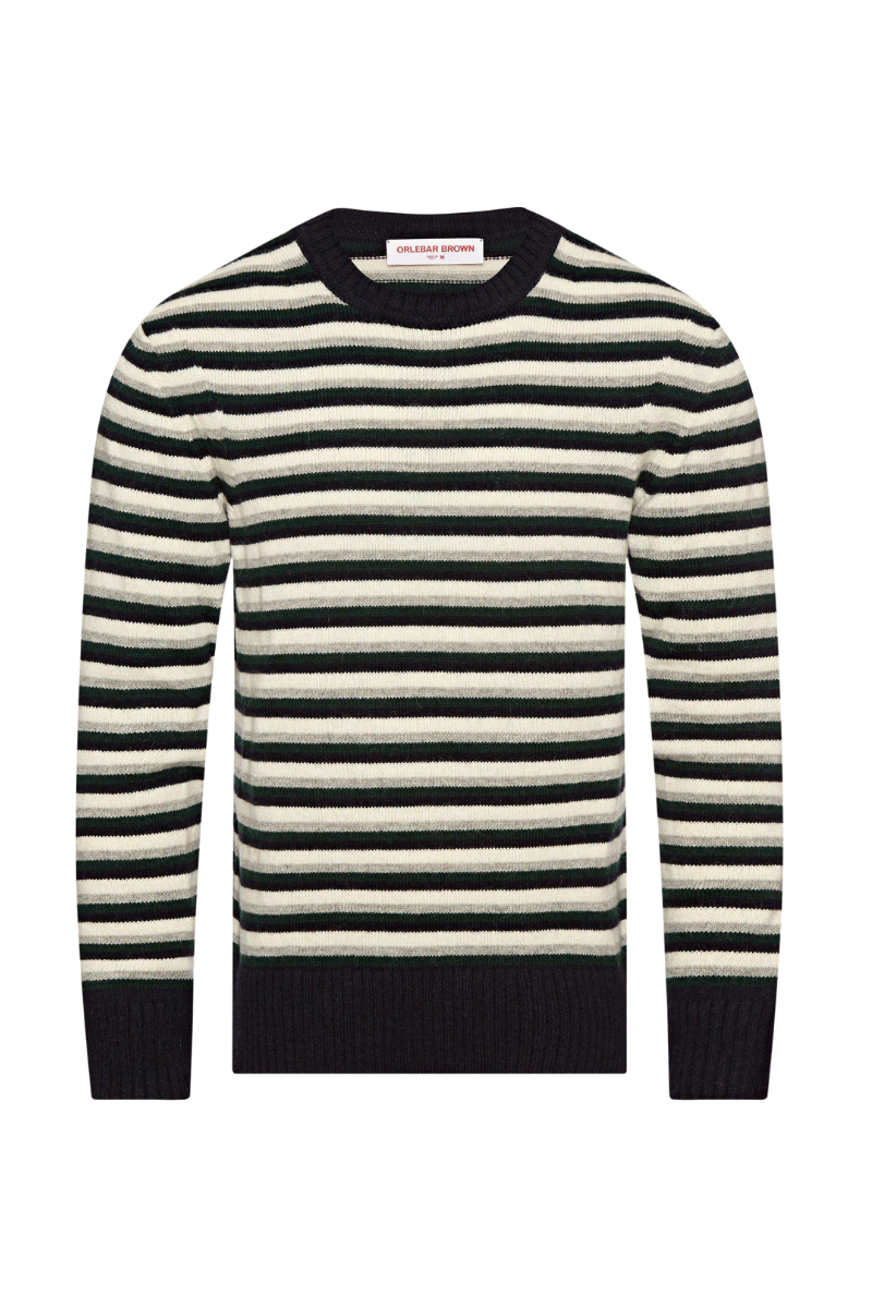 Orlebar Brown Lorca Stripe-276676-Navy/bristlecone Pine/strata