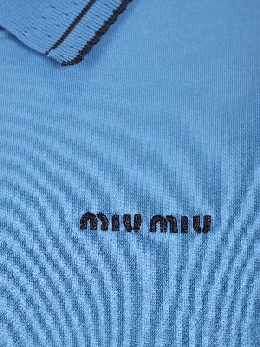 Miu Miu Miu Miu Women Sweatshirt With Embroidered Logo