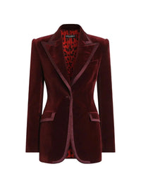Dolce & Gabbana Women Turlington Single-Breasted Jacket In Velvet