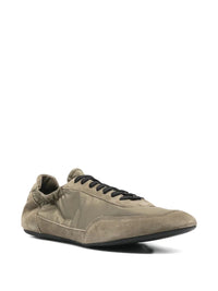 PRADA Prada Men Collapse Re-Nylon And Suede Elasticized Sneakers