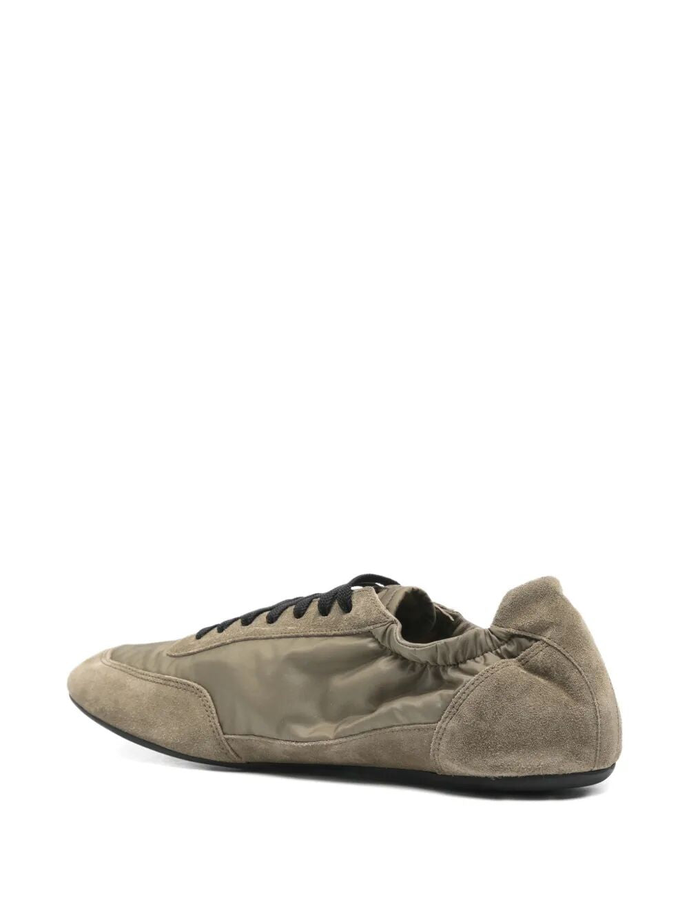 PRADA Prada Men Collapse Re-Nylon And Suede Elasticized Sneakers