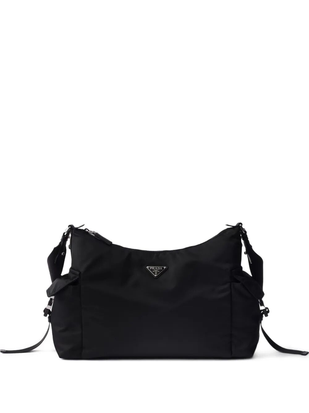 PRADA Prada Men Prada Explore Re-Nylon And Leather Hobo Bag