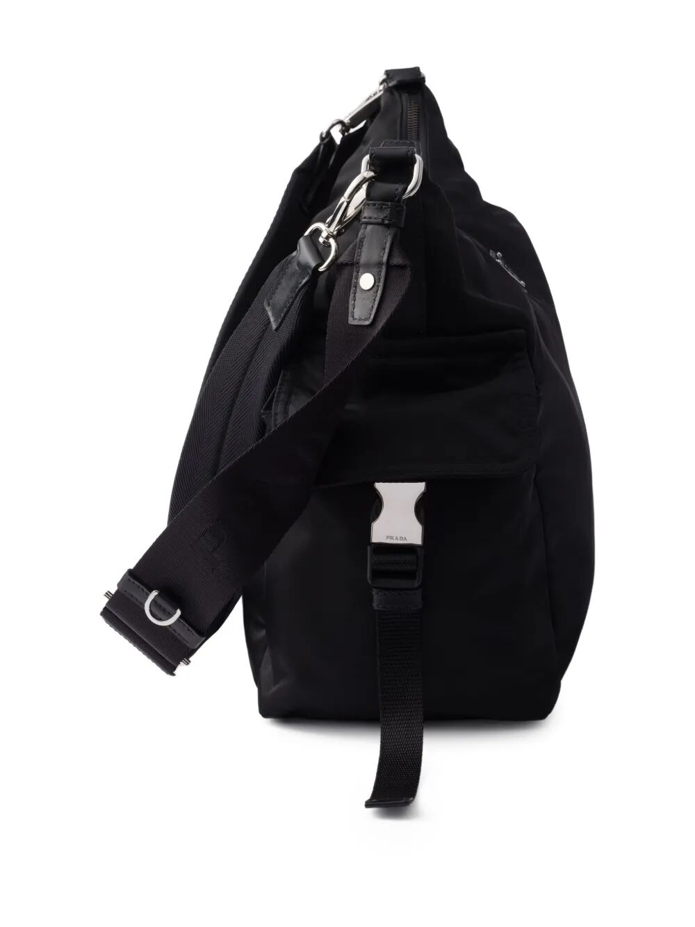 PRADA Prada Men Prada Explore Re-Nylon And Leather Hobo Bag