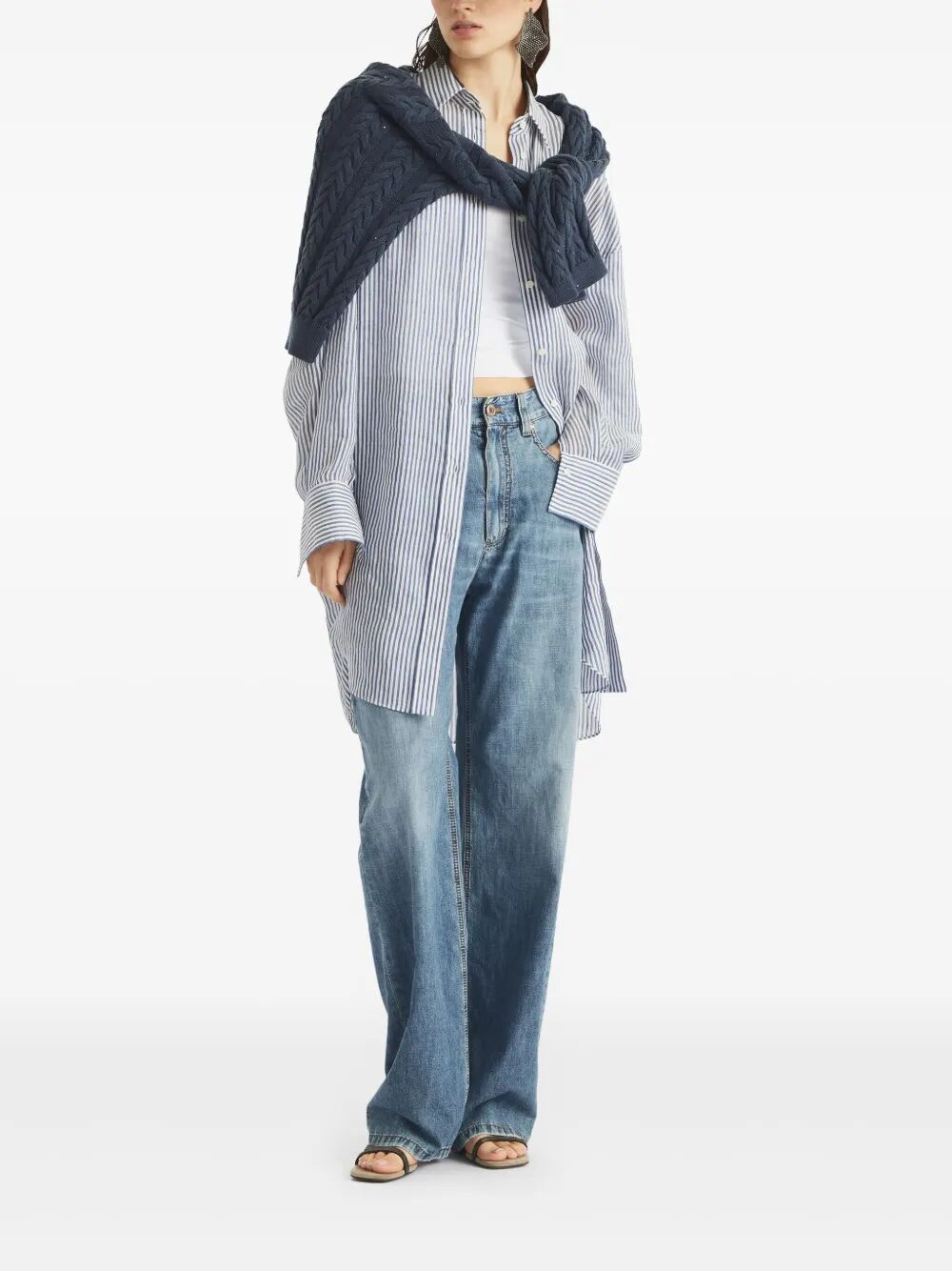BRUNELLO CUCINELLI Brunello Cucinelli Women Lightweight Denim Contemporary Loose Jeans