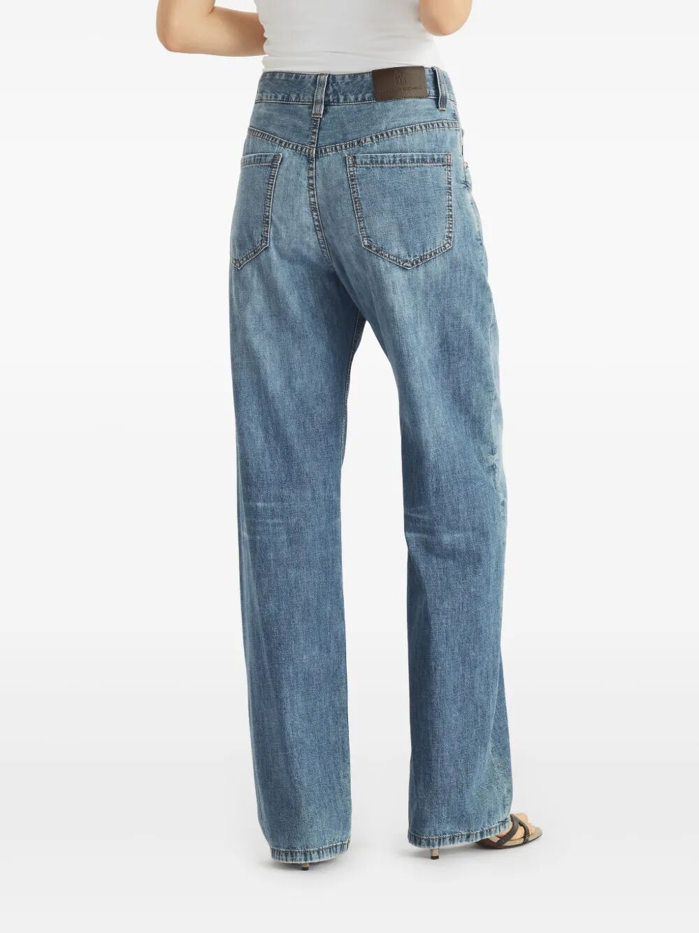 BRUNELLO CUCINELLI Brunello Cucinelli Women Lightweight Denim Contemporary Loose Jeans