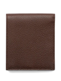 PRADA Grained Leather Bi-Fold Wallet Women