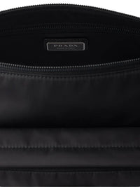 Prada Men Medium Re-Nylon And Saffiano Leather Shoulder Bag