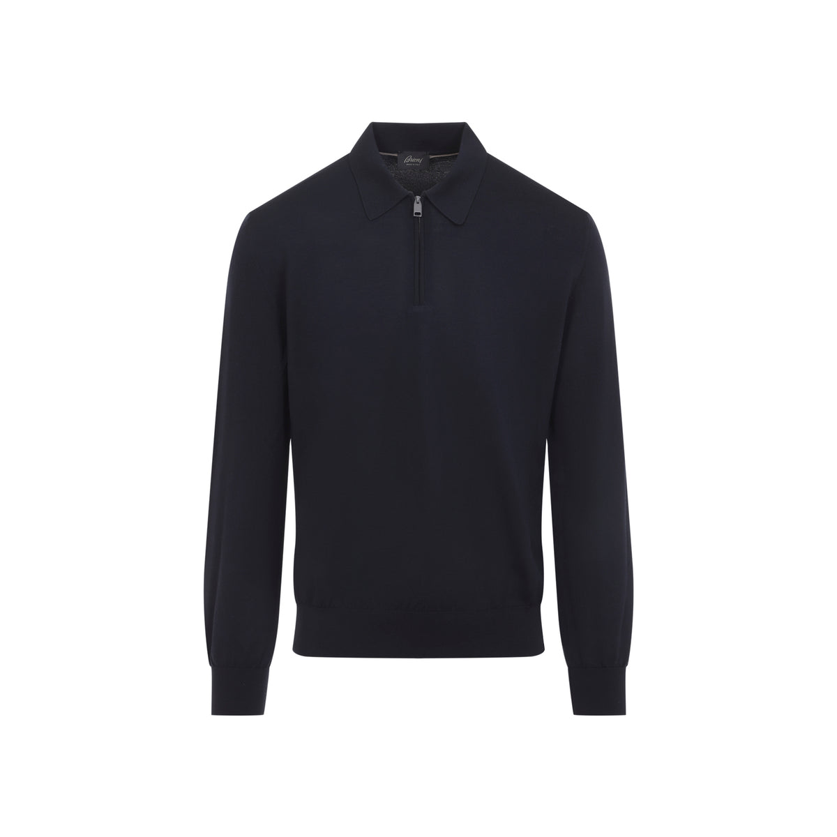 Brioni Long Sleeves Zip Polo Men