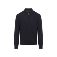 Brioni Long Sleeves Zip Polo Men