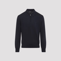 Brioni Long Sleeves Zip Polo Men