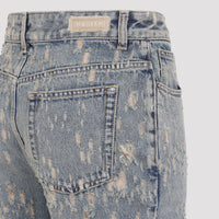 Alexander Mcqueen Distressed Flared Jeans Women
