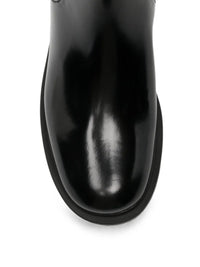 Prada Women Brushed Leather Booties