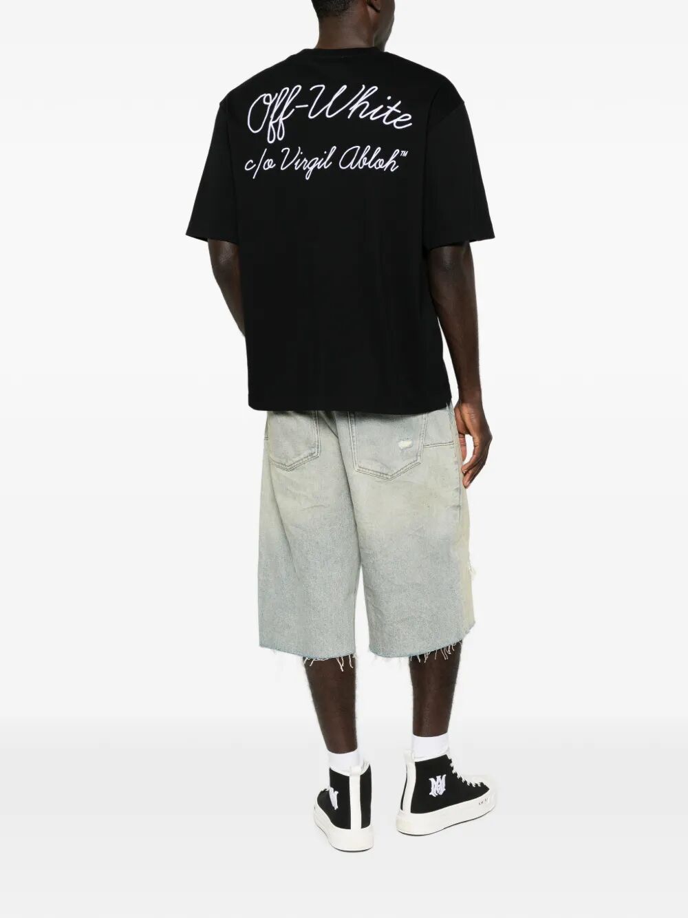 OFF-WHITE Off-White Men Script Logo Skate T-Shirt