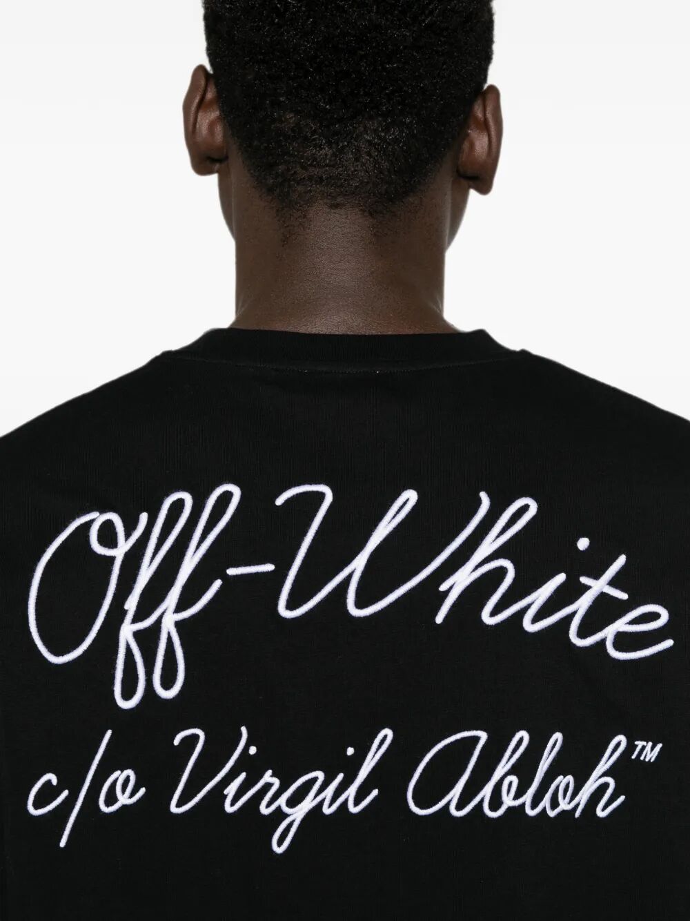 OFF-WHITE Off-White Men Script Logo Skate T-Shirt