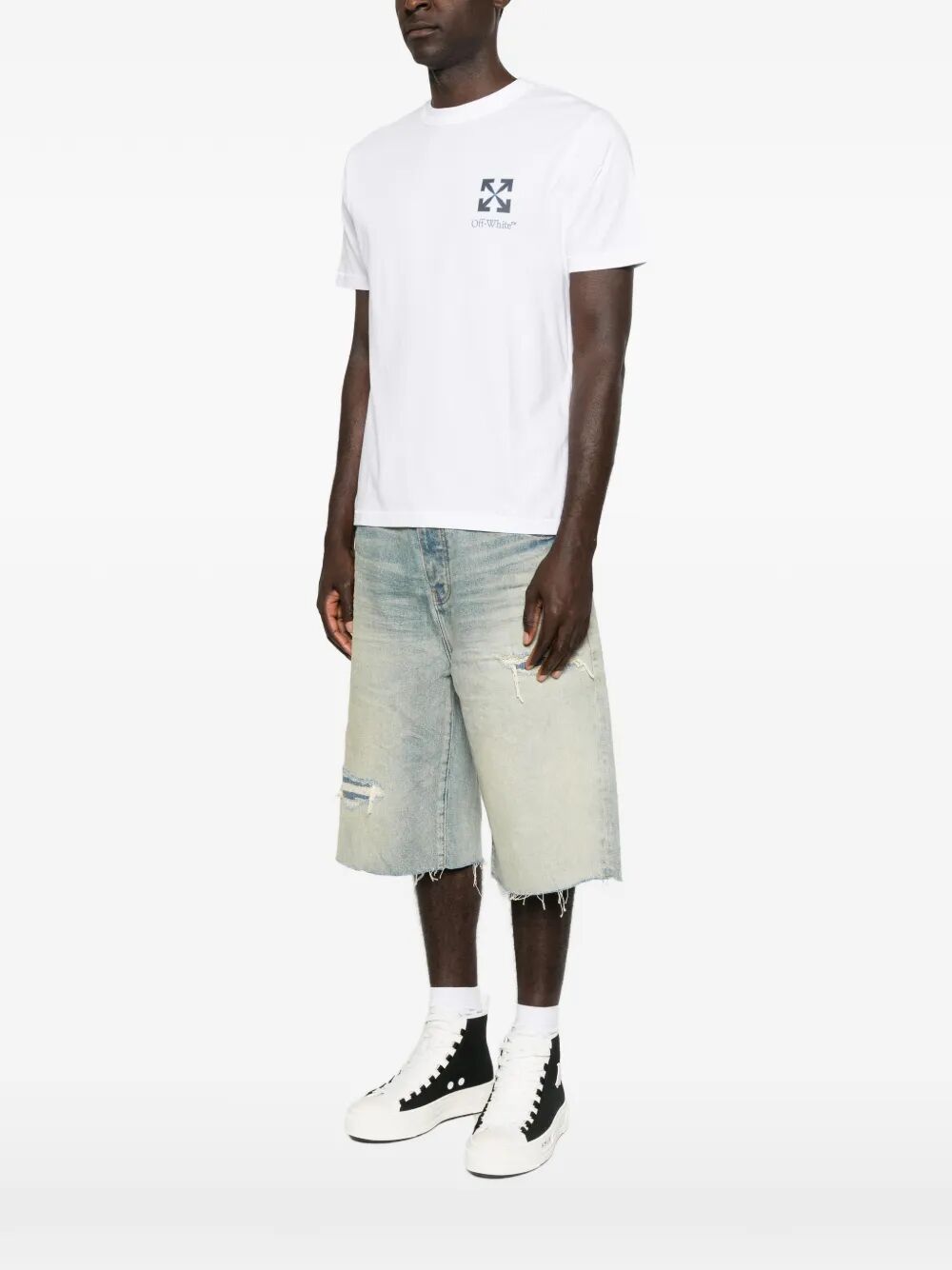Off-White Men Small Arrow Regular Fit T-Shirt