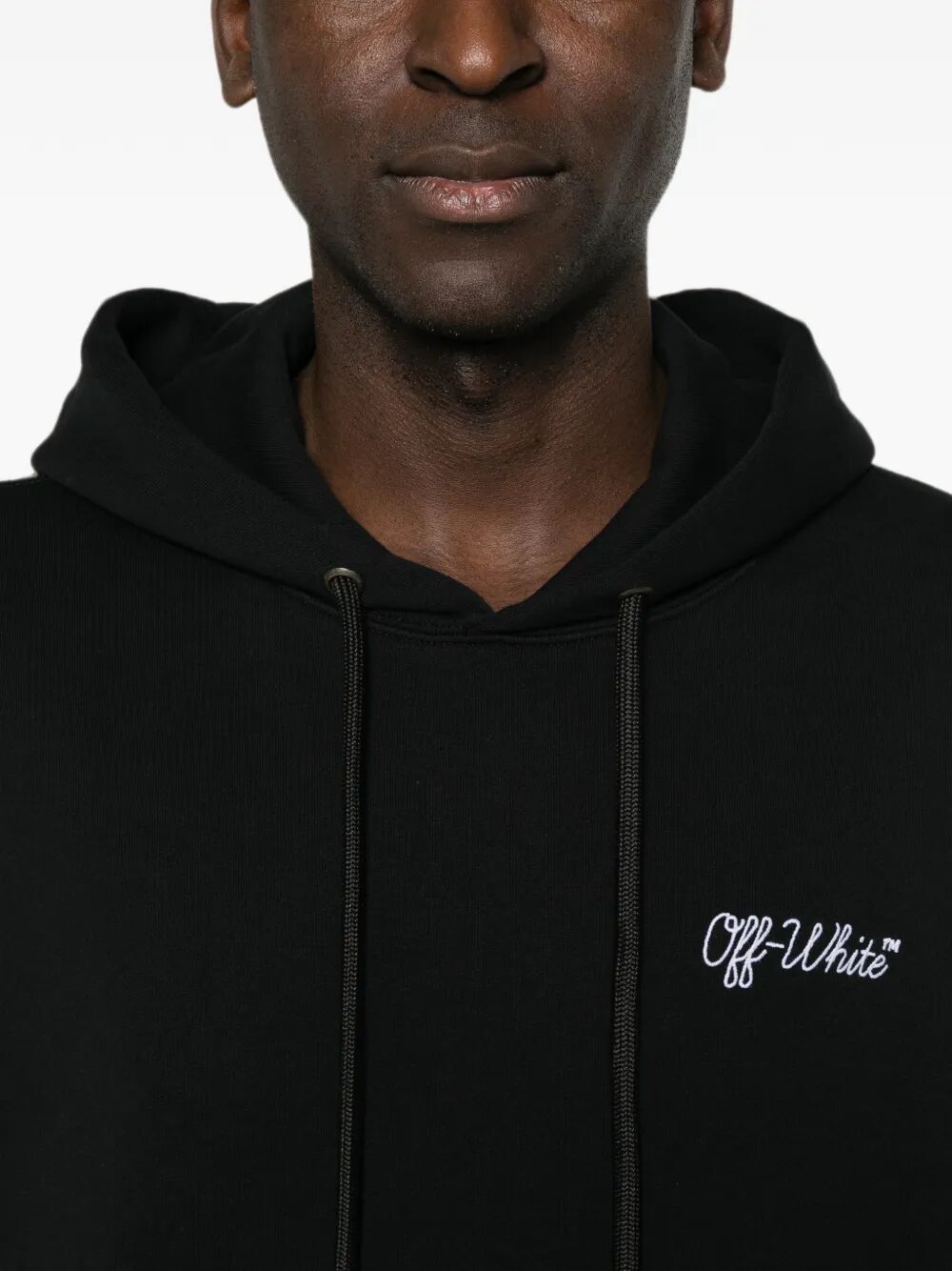 OFF-WHITE Off-White Men Script Logo Skate Hoodie